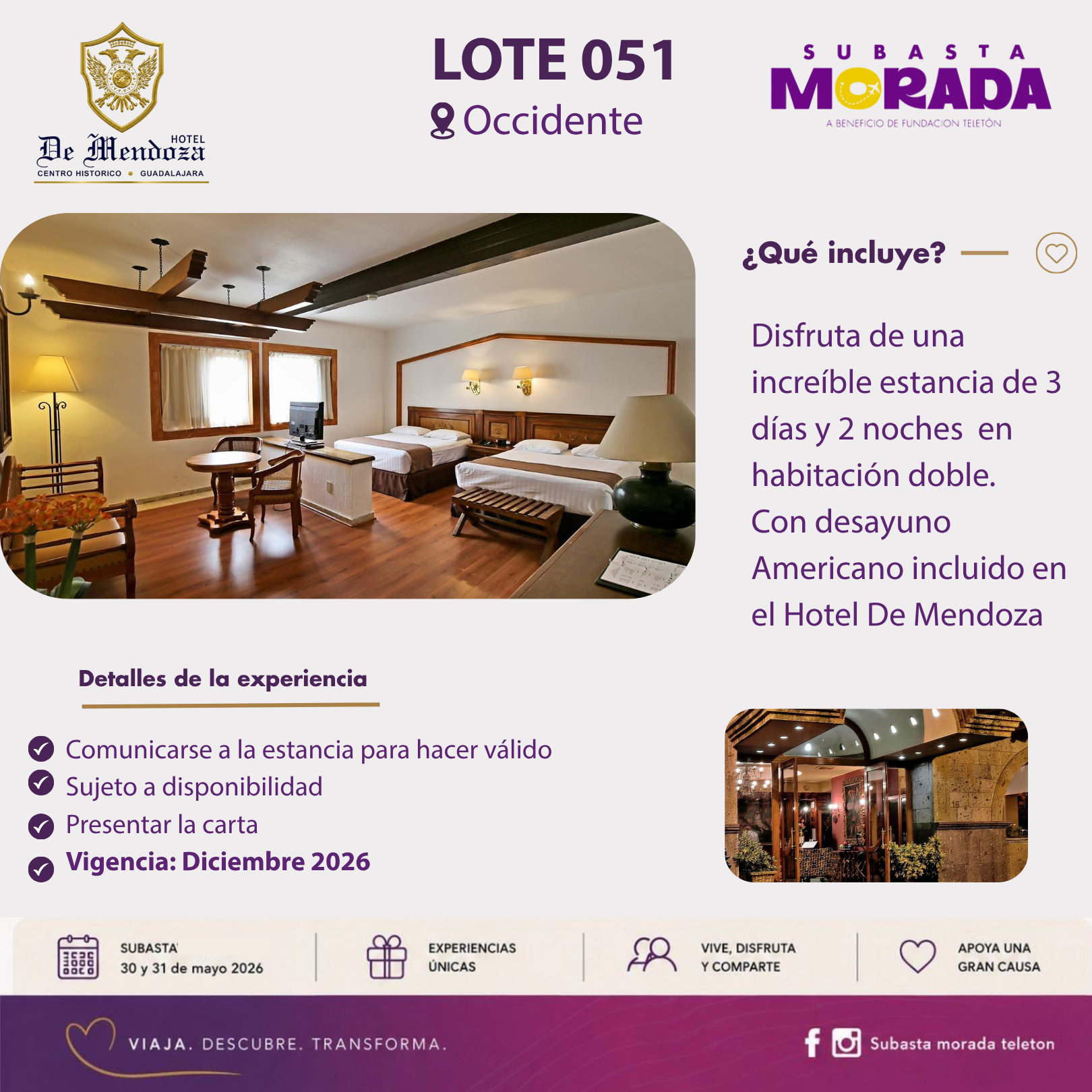 051 - De Mendoza Hotel Centro Histórico Guadalajara - Image 2