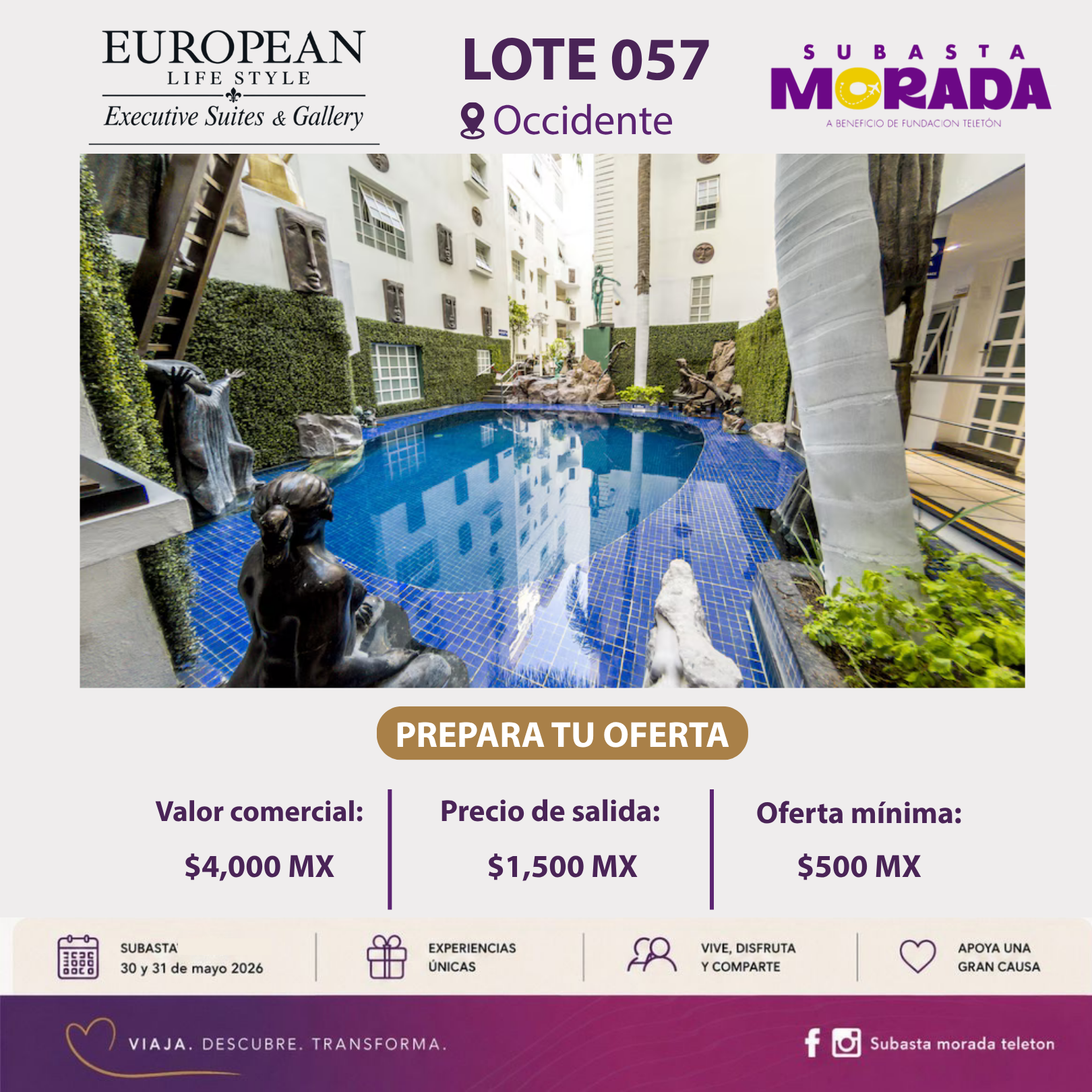 057 - EUROPEAN LIFE STYLE
Executive Suites & Gallery