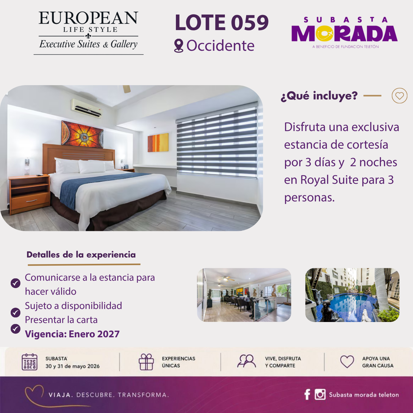 059 - EUROPEAN LIFE STYLE
Executive Suites & Gallery - Image 2